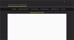 Desktop Screenshot of koelntaxi.de